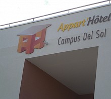 Signalétique ENTREPRISES / COMMERCES Résidence Appart'Hôtel Campus Del Sol enseigne
